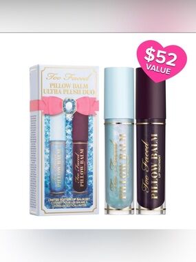 Too Faced Ultra Plush Pillow Balm Lip Balm Duo